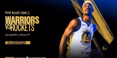 Parking Golden State Warriors at Houston Rockets