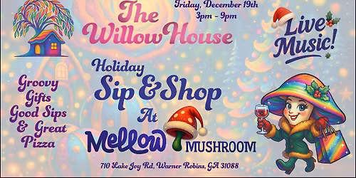 Holiday Sip & Shop at Mellow Mushroom!