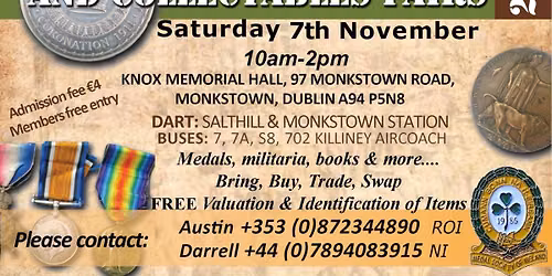 Medals, Militaria & Collectables Fair
