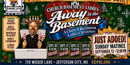 CCP\u2019s \u201cChurch Basement Ladies - Away In The Basement!\u201d