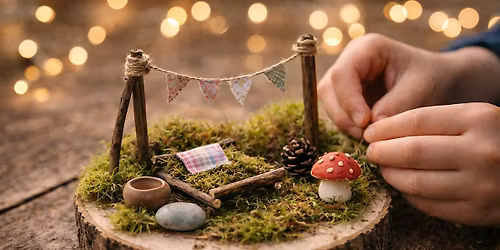 Build a home for the Fairies, Gnomes and Baby Dragons! - Kids Craft Class