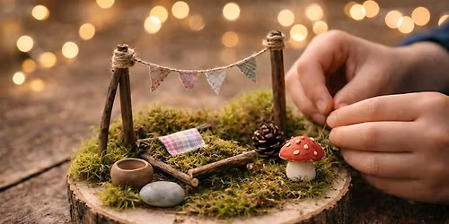 Build a home for the Fairies, Gnomes and Baby Dragons! - Kids Craft Class