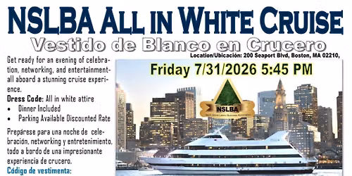 NSLBA Annual "All In White Cruise Mixer" ~ Spirit of Boston