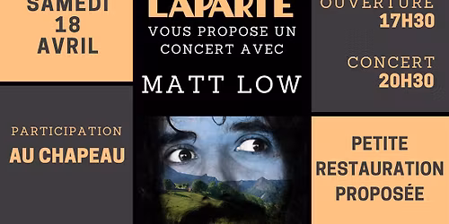 Concert - Matt Low