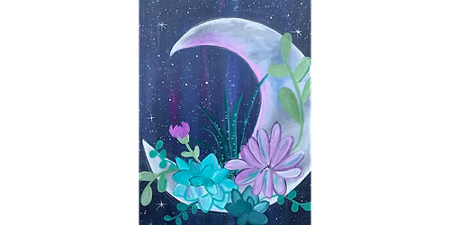 Succulent Moon - Paint and Sip in Tyler | Classpop!\u2122