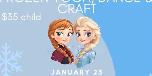 Frozen Dance, Yoga, and Art at Mini Movers Studio