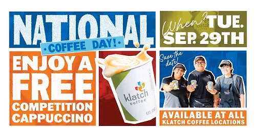 Free Competition Cappuccino on National Coffee Day