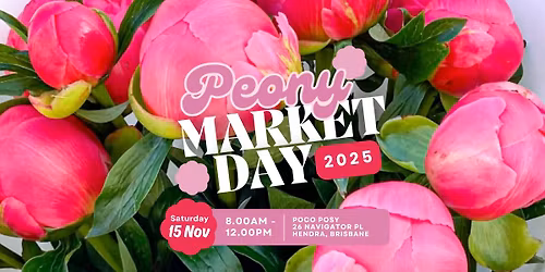 Peony Market Day 2025