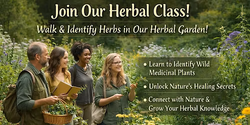 Herb Class ~ Come Explore Herb Gardens, Walk Nibble and Learn!