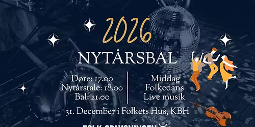 Nyt\u00e5rsbal | Folkedans, live musik og middag nyt\u00e5rsaften