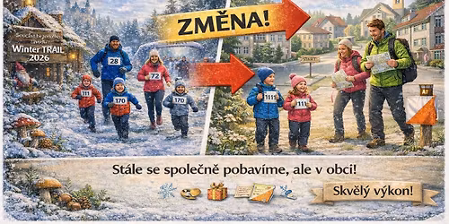 \u2744\ufe0f Winter TRAIL \ud83c\udfc3\u200d\u27a1\ufe0f 2026 \u2013 Rodinn\u00fd orienta\u010dn\u00ed b\u011bh