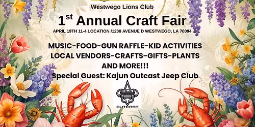 Westwego Lions Club Craft Fair