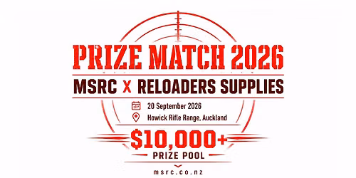 MSRC Reloaders Supplies Prize Match 2026