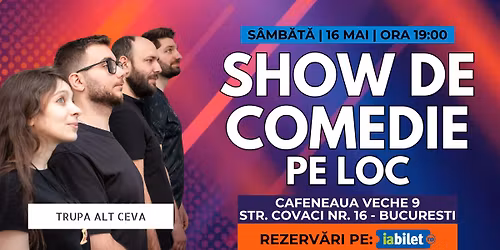 \ud83d\udd25 SHOW DE COMEDIE PE LOC \ud83d\udd25 Alt Ceva la Cafeneaua Veche 9