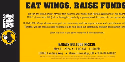 Eat Wings. Raise Funds