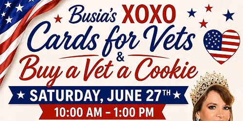 Cards for Vets featuring All American Mrs. Wisconsin Lady Cheryl McCrary