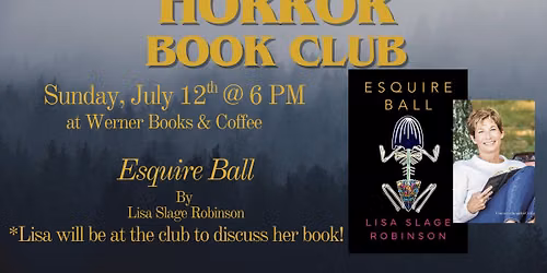 Horror Book Club - With Author Visit!