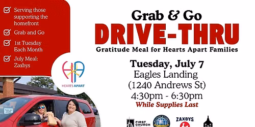 Hearts Apart Grab & Go Meal (Base Access Only)