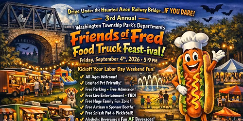 9\/04\/26 3rd Annual Friends of Fred Food Truck Feast-ival at Washington Township Park Avon,IN 