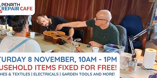 Penrith Repair Cafe - November 2025
