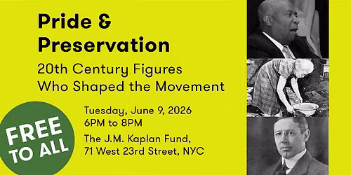 PRIDE & PRESERVATION: 20th Century Figures Who Shaped the Movement