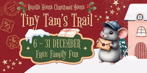 Tiny Tam Rozelle Christmas Mouse