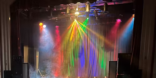 Black Chandelier Haunted Hall