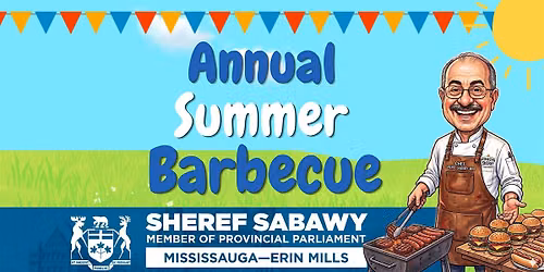 MPP Sabawy's 2026 Community Summer BBQ