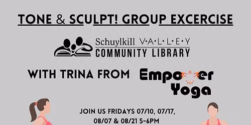 Tone & Sculpt at SVCL with Empower Yoga!