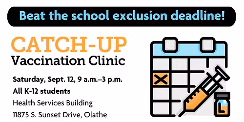 Catch-up Vaccination Clinic