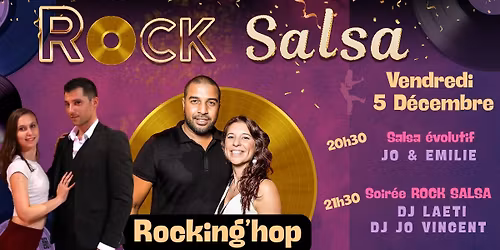 Soir\u00e9e Rock Salsa vendredi 5 d\u00e9cembre