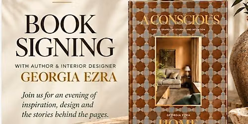 Book Signing with Author & Interior Designer Georgia Ezra