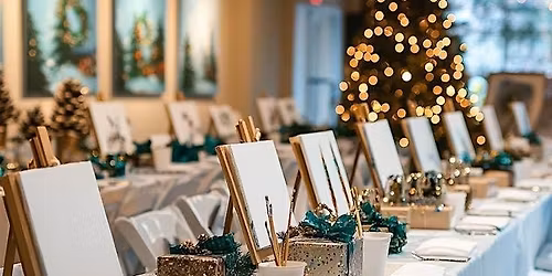 Santa\u2019s vixens paint and pour