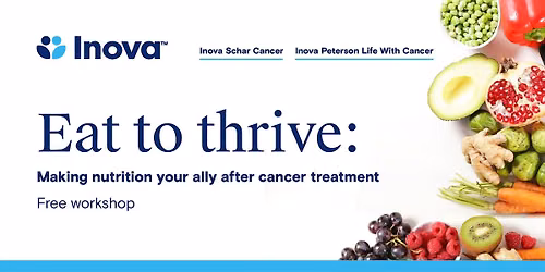 Making nutrition your ally after cancer treatment - FREE WORKSHOP 2026