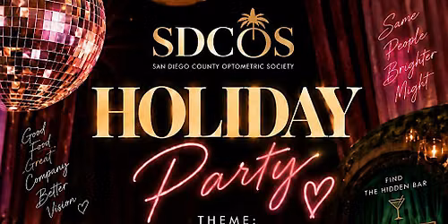 SDCOS Annual Holiday Party: PROM 2026