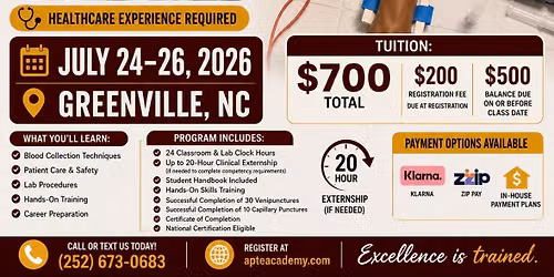Fast Track Phlebotomy Training