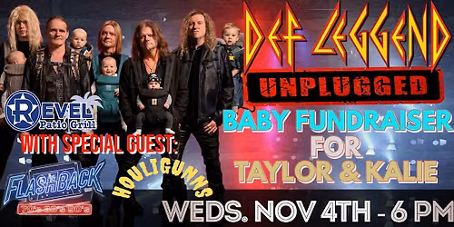 Def Leggend Acoustic Show & Baby Fundraiser for Taylor and Kalie
