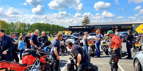 TRX850 Owners Group UK meet @ the Factory Heads Cafe