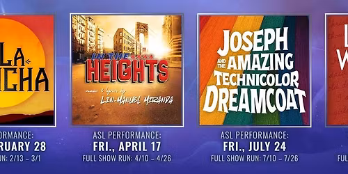 Joseph and the Amazing Technicolor Dreamcoat - ASL Interpreted at Carpenter Performing Arts