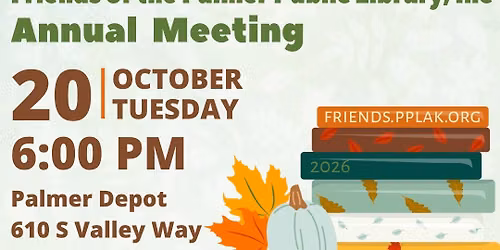 Friends of the Palmer Public Library, Inc Annual Meeting
