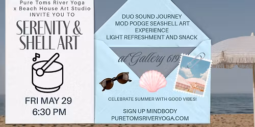 Serenity and Seashells at Gallery619