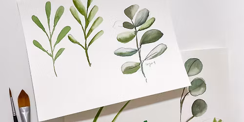 Leaves, Stems & Greens in Watercolor: Two Week Series with LaCott Fine Art