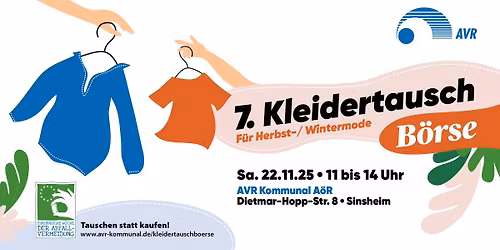 7. Kleidertauschb\u00f6rse der AVR Kommunal