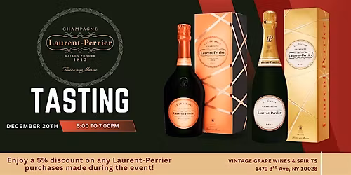 Fizz & Festivity: A Laurent-Perrier Champagne Tasting!