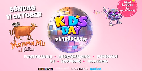 TR\u00c4DG\u00c5R'N KIDS DAY 11 OKTOBER