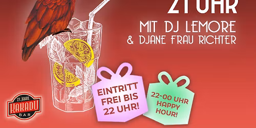 SP\u00c4TSCHICHT x KAKADU BAR GEBURTSTAG