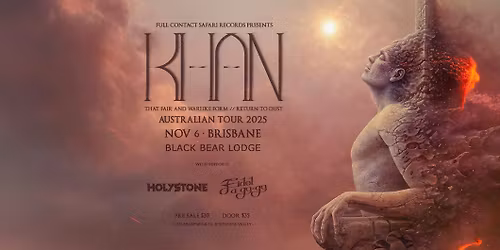 KHAN Brisbane album launch with Holystone and Fidel A Go Go