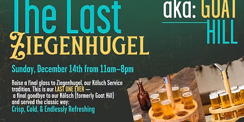 Ziegenh\u00fcgel (Goat Hill): One More and, then, Goodbye Forever