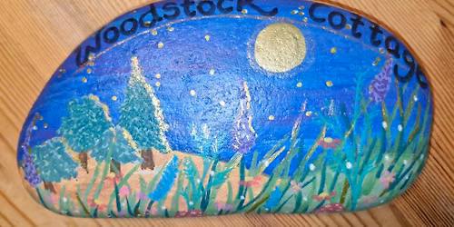 Handpainted House Number Rocks. 