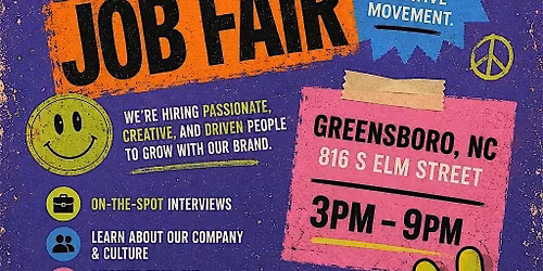 THCA Job Fair in Greensboro, NC by Creative Juice